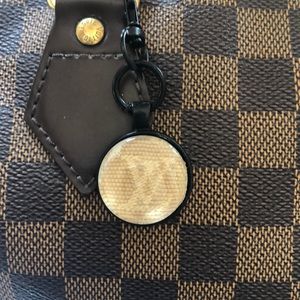 Handmade LV bag charm/ key chain